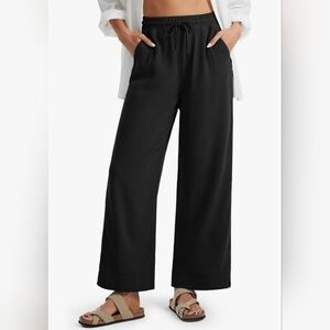 Amazon Essentials Black Wide Leg Pants